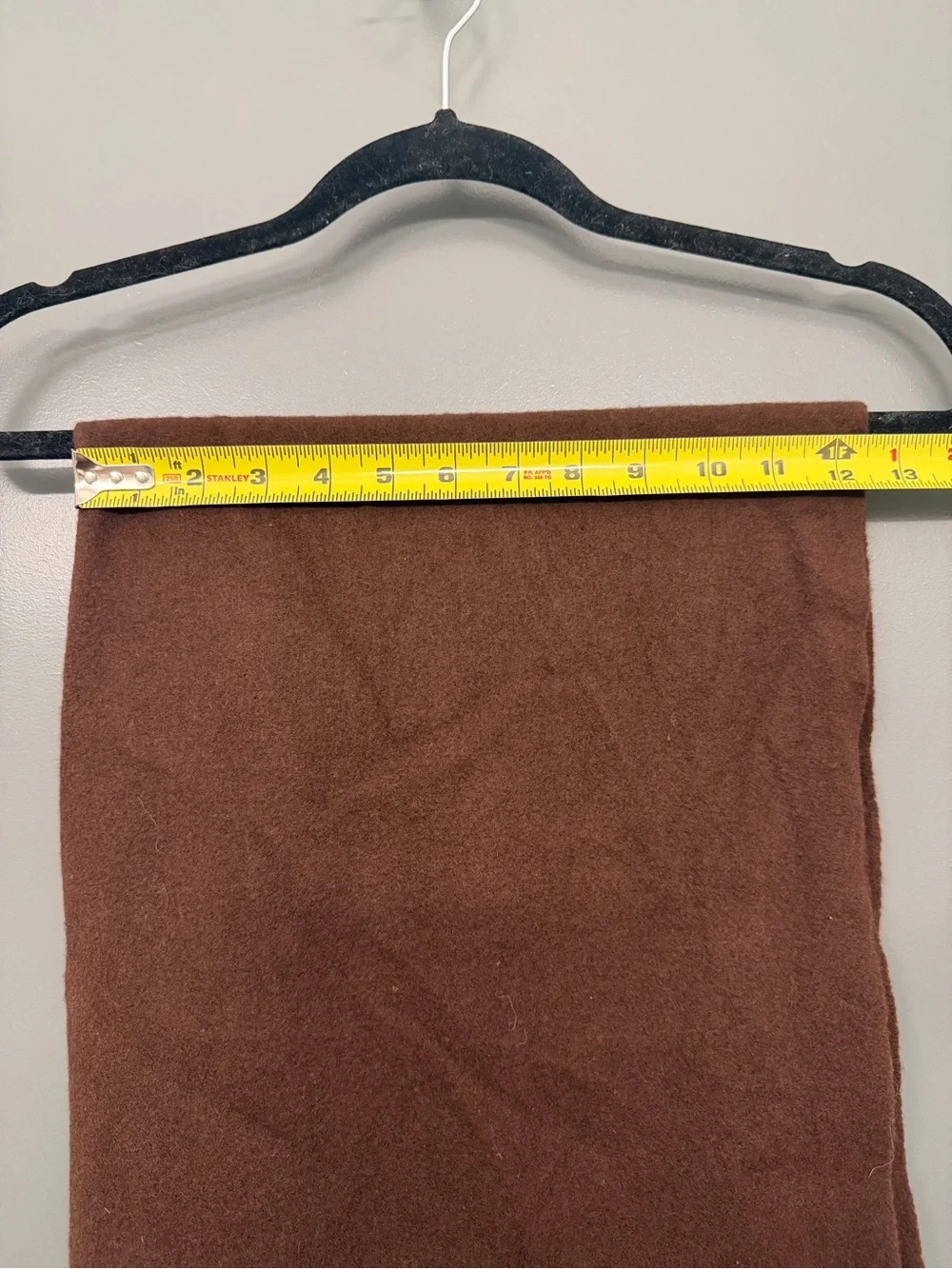 Acne Studios Brown Virgin Wool Fringe Throw